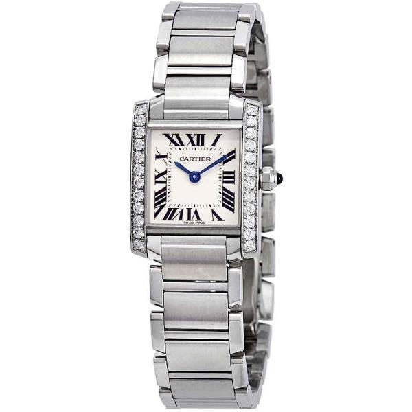 Cartier Tank Francaise Silver Dial Ladies Watch W4TA0008