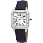 Cartier Santos-Dumont Quartz Silver Dial Men's Watch WSSA0022