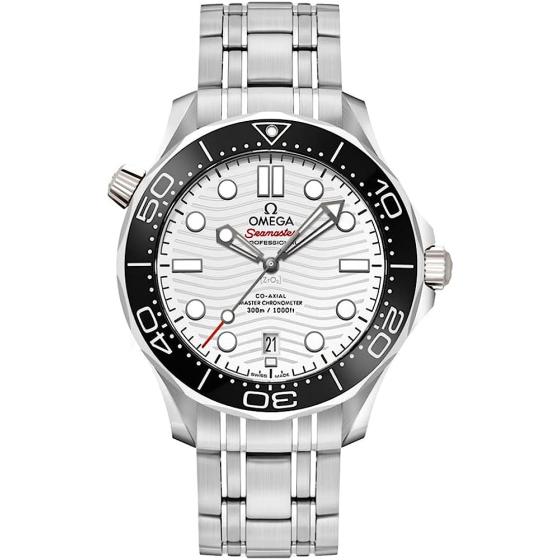 Omega Seamaster Diver 300M White Dial Men's Watch 210.30.42.20.04.001