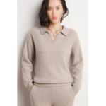 Walnut Cashmere Sweater Women Polo V Neck Set Knitting Loose Casual Wide Leg Pants Thickened Sweater Two-Piece Set (Color : D, Size : XL Code)