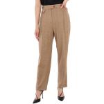 BURBERRY Ladies Pecan Melange Tailored Trousers, Brand Size 10 (US Size 8)