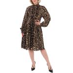 BURBERRY Ladies Embellished Leopard Silk Dress, Brand Size 8 (US Size 6)