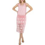 BURBERRY Ladies Sleeveless Chantilly Lace Embroidered Tulle Dress