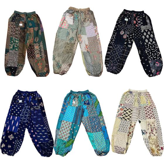Ethinic Craft Hub? Wholesale Lots Pcs Harem Pants for Women Patchwork Yoga Boho Palazzo Maternity PJ Clothing