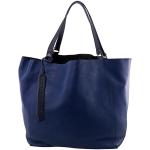 Burberry Bright Ultramarine Billings Leather Tote