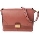 Fendi Kan U Rust Brown Calfskin Leather Large Shoulder Bag 8BT314