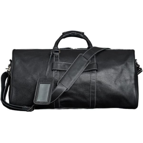 FEER Hand Luggage Bag Travel Bag Geunine Leather Large Capacity Single Shoulder Messenger for 15 Inch Laptop (Color : A, Size : One Size)