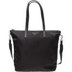 Prada Women's Black Nylon Shopping Tote 1BG189