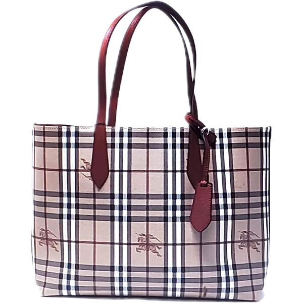 BURBERRY Medium Reversible Tote in Haymarket Check