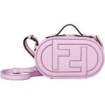 FENDI O'Lock Lilac Leather Mini Crossbody Bag