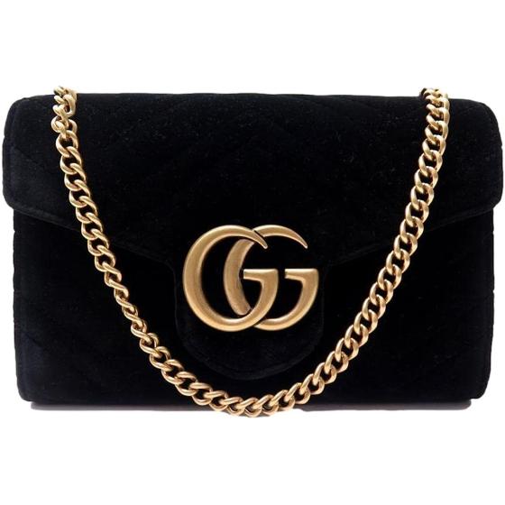 Gucci Emily Guccissima Leather Hobo Handbag 322226 Black Bag