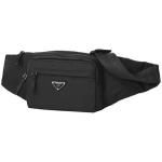 Prada Unisex Marsupio Belt Waist Bag Black Nylon Tessuto Fanny Pack 2VL005