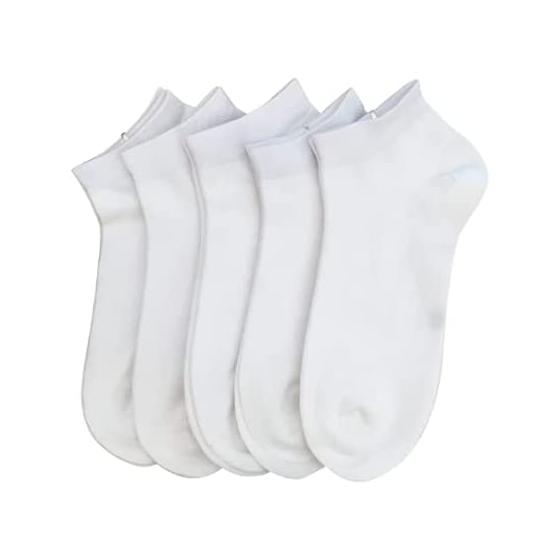 SERISIMPLE Women Bamboo Ankle Socks Low Cut Thin Sock Lightweight Pastal Color Soft Sock 5 Pairs