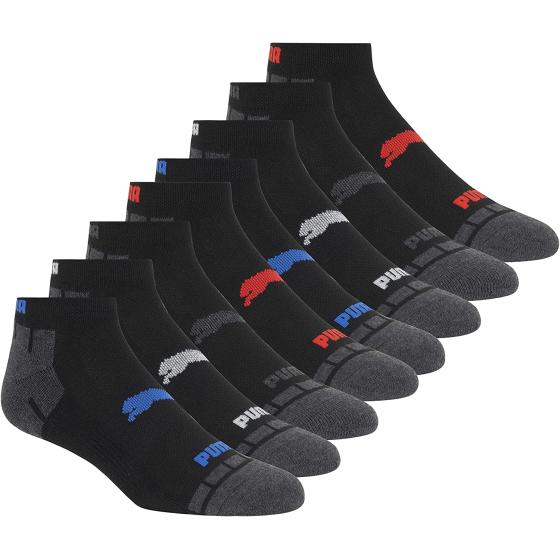 PUMA Men's 8 Pack Low Cut Socks