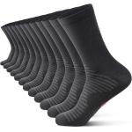 PAPLUS Compression Athletic Crew Socks (6 Pairs) for Men & Women