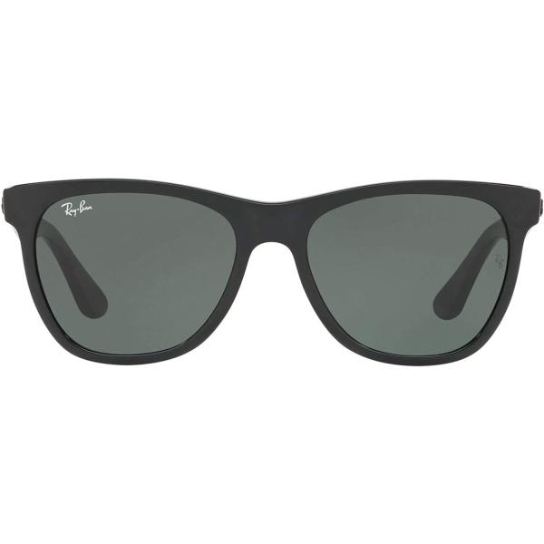 Ray-Ban RB4184 Square Sunglasses, Black/Green, 54 mm