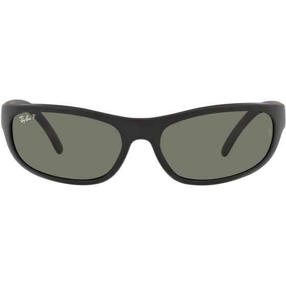 Ray-Ban Man Sunglasses Black Frame, Green Lenses, 60MM