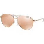 Michael Kors MK5007 HVAR Aviator Sunglasses For Women + BUNDLE with Designer iWear Complimentary Eyewear Care Kit