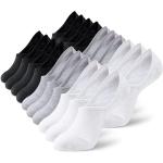 MONFOOT Women's and Men's 10-Pairs Breathable No-Show Non-slip Socks