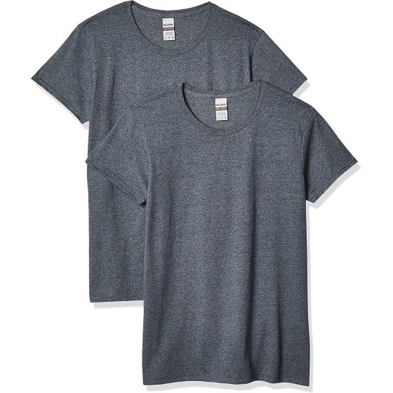Gildan Women's Heavy Cotton T-Shirt, Style G5000L, 2-Pack