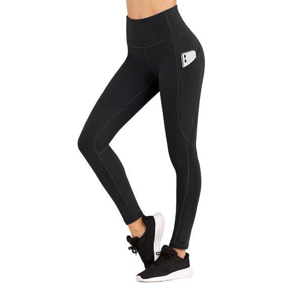IUGA Leggings with Pockets for Women High Waisted Yoga Pants for Women Butt Lifting Workout Leggings for Women with 4 Pockets