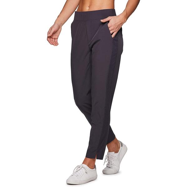 RBX Active Women's Relaxed Fit Lightweight Quick Drying Stretch Woven Pants with Pockets