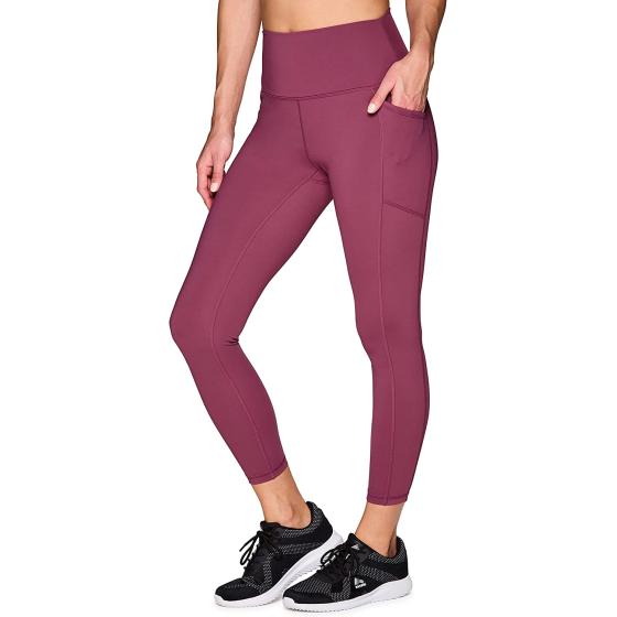 RBX Active High Waisted Squat Proof Workout Yoga Leggings with Pockets for Women