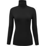 AUHEGN Women's Long Sleeve Lightweight Turtleneck Top Slim Fit Pullover T-Shirt (S-XXL)