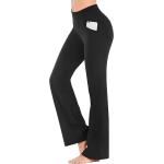 IUGA Bootcut Yoga Pants with Pockets for Women High Waist Workout Bootleg Pants Tummy Control, 4 Pockets Work Pants for Women