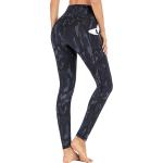 IUGA Leggings with Pockets for Women High Waisted Printed Yoga Pants for Women Workout Leggings for Women with Side Pockets