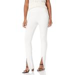 The Drop Women's Uma High Rise Fitted Slit Front Pull-On Pant