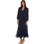 R&M Richards Women's One Size Beaded Chiffon Jacket Dress