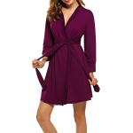 Hotouch?Womens?Robe?Lightweight?Kimono?Robes?Short?Knit?Bathrobe?Soft?Sleepwear?Ladies?Loungewear?S-XXL