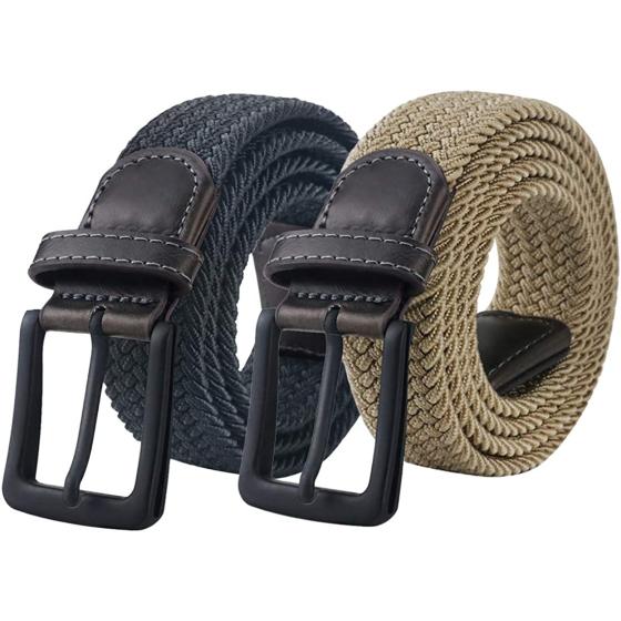 maikun Belts For Men, Canvas Elastic Belt, Mens Womens Boys Belt For Father's Day