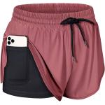 BLEVONH Women Drawstring Waist Athletic Running Shorts with Liner Inner Pocket