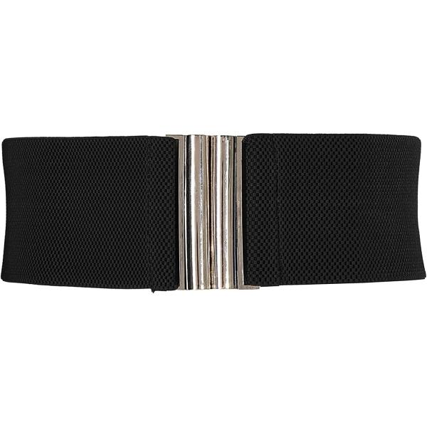GRACE KARIN Wide Stretchy Vintage Waist Belt with Metal Buckle Muticolored CL409