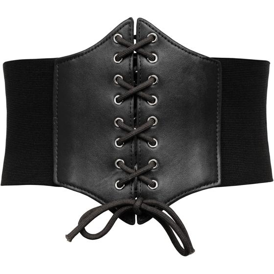 GRACE KARIN Lace-up Cinch Belt Tied Corset Elastic Waist Belt