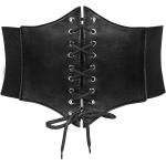 JASGOOD Women’s Elastic Costume Waist Belt Lace-up Tied Waspie Corset Belts for Women