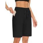 DIBAOLONG Womens Yoga Shorts Loose Comfy Drawstring Lounge Bermuda Shorts with 3 Pockets