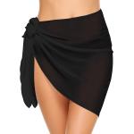 Ekouaer Women's Short Sarongs Beach Wrap Sheer Bikini Wraps Chiffon Cover Ups for Swimwear S-3XL
