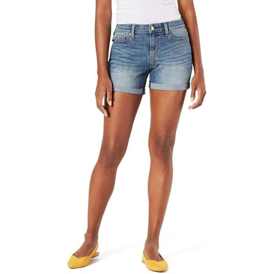 Signature by Levi Strauss & Co. Gold Label Women's Mid-Rise Shorts (Available in Plus Size)