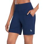 BALEAF Women's 7" Athletic Long Shorts High Waisted Running Bermuda Shorts with Pockets