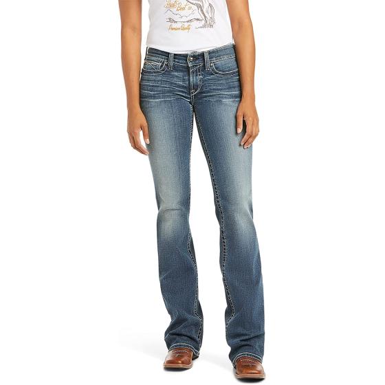 ARIAT Women's R.e.a.l Mid Rise Boot Cut Jean