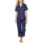 PajamaGram Cotton Pajamas For Women - Capri Pajamas For Women Set, 100% Cotton