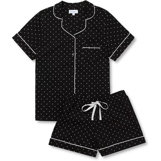 PajamaGram Pajamas For Women - Womens Pajama Short Sets, 100% Cotton