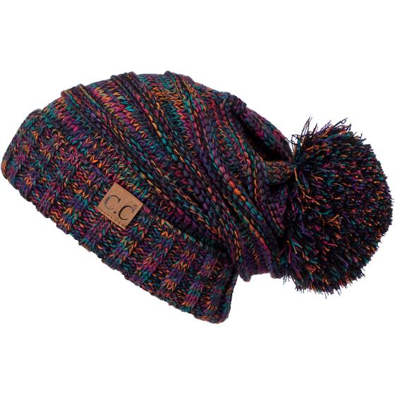CC Exclusives Unisex Oversized Slouchy Beanie with Pom (HAT-6242POM)(HAT-100P)(HAT-889)(HAT-2050)