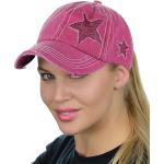 C.C Ponycap Messy High Bun Ponytail Adjustable Glitter Star Distressed Baseball Cap Hat