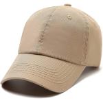 Lanzom Men Women Adjustable Baseball Cap Vintage Cotton Washed Distressed Hats Twill Plain Dad Hat with Ponytail