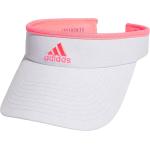adidas womens Match visors headwear, Jersey Hats White/Acid Red, One Size US
