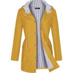 Bloggerlove Rain Jacket Women Lightweight Raincoat Waterproof Windbreaker Striped Climbing Outdoor Hooded Trench Coats S-XXL